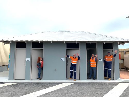 The new FBH toilets will be open soon.