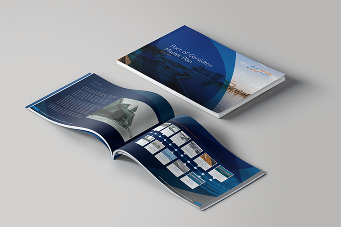 Cover of Geraldton Port Master Plan document.